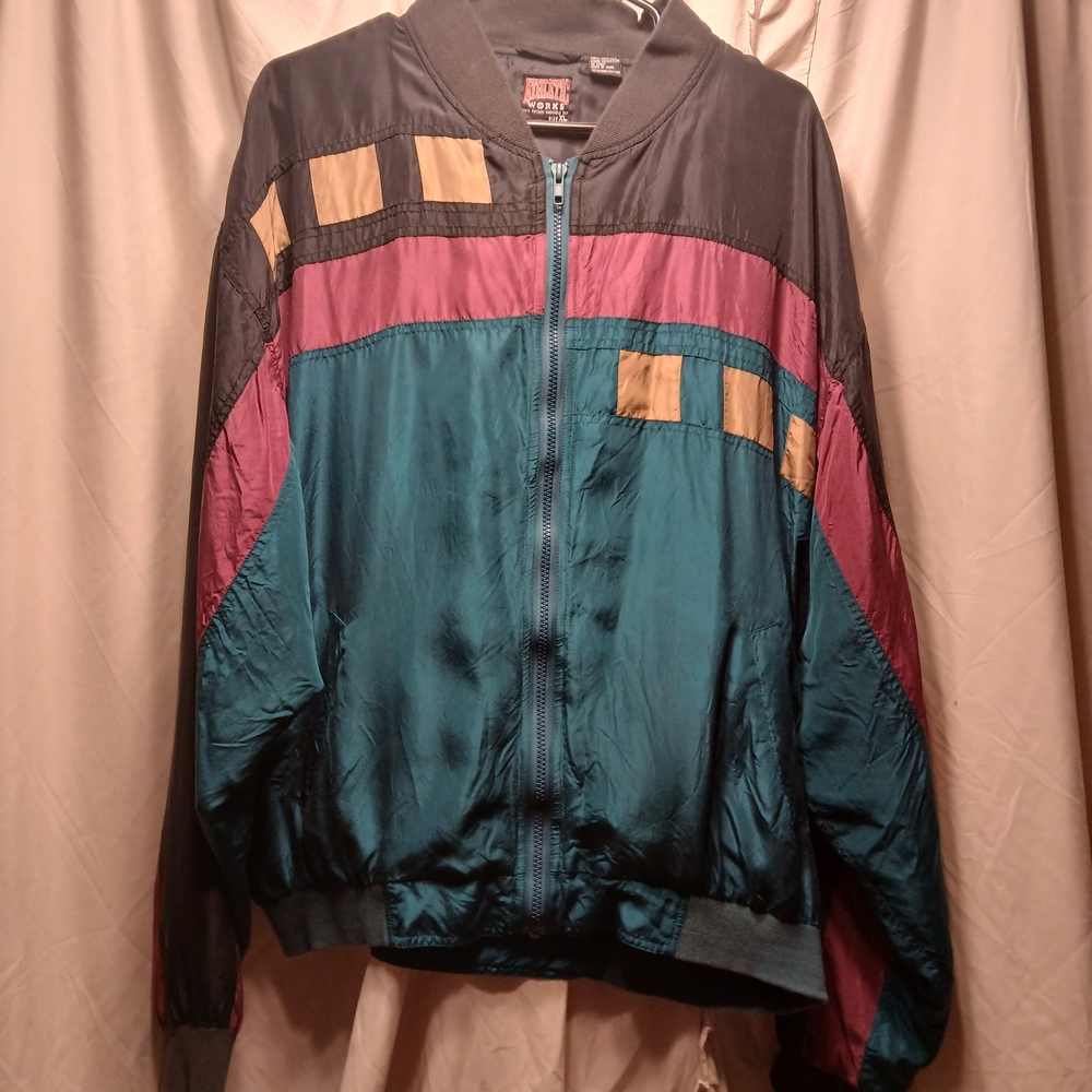 Vintage Colorblock Men's Jacket